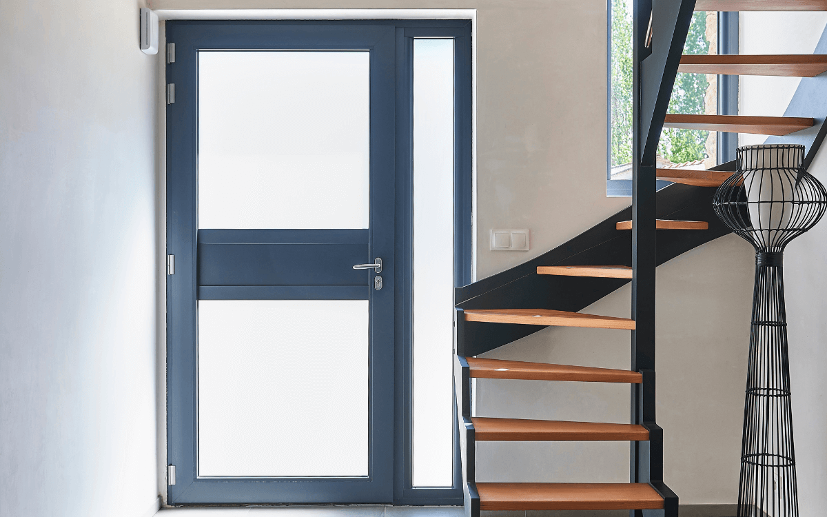 Porte PVC vitrée — Premium